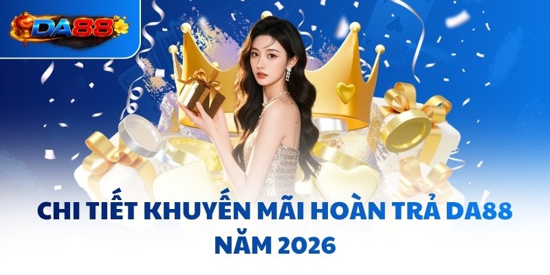 Chi tiết khuyến mãi hoàn trả DA88 năm 2026